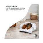 Nap Mat Small Crate Félperemes Szőrmés kutyaágy 56x46cm 