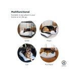 Nap Mat Large Crate Félperemes Szőrmés kutyaágy 91x58cm